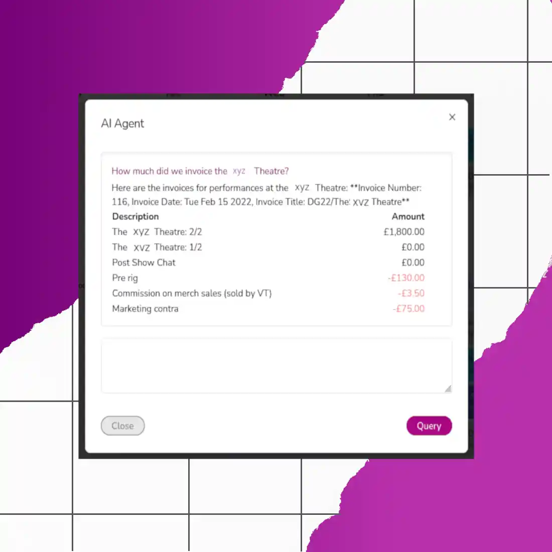 Finance information