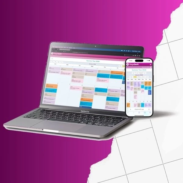 Laptop and phone